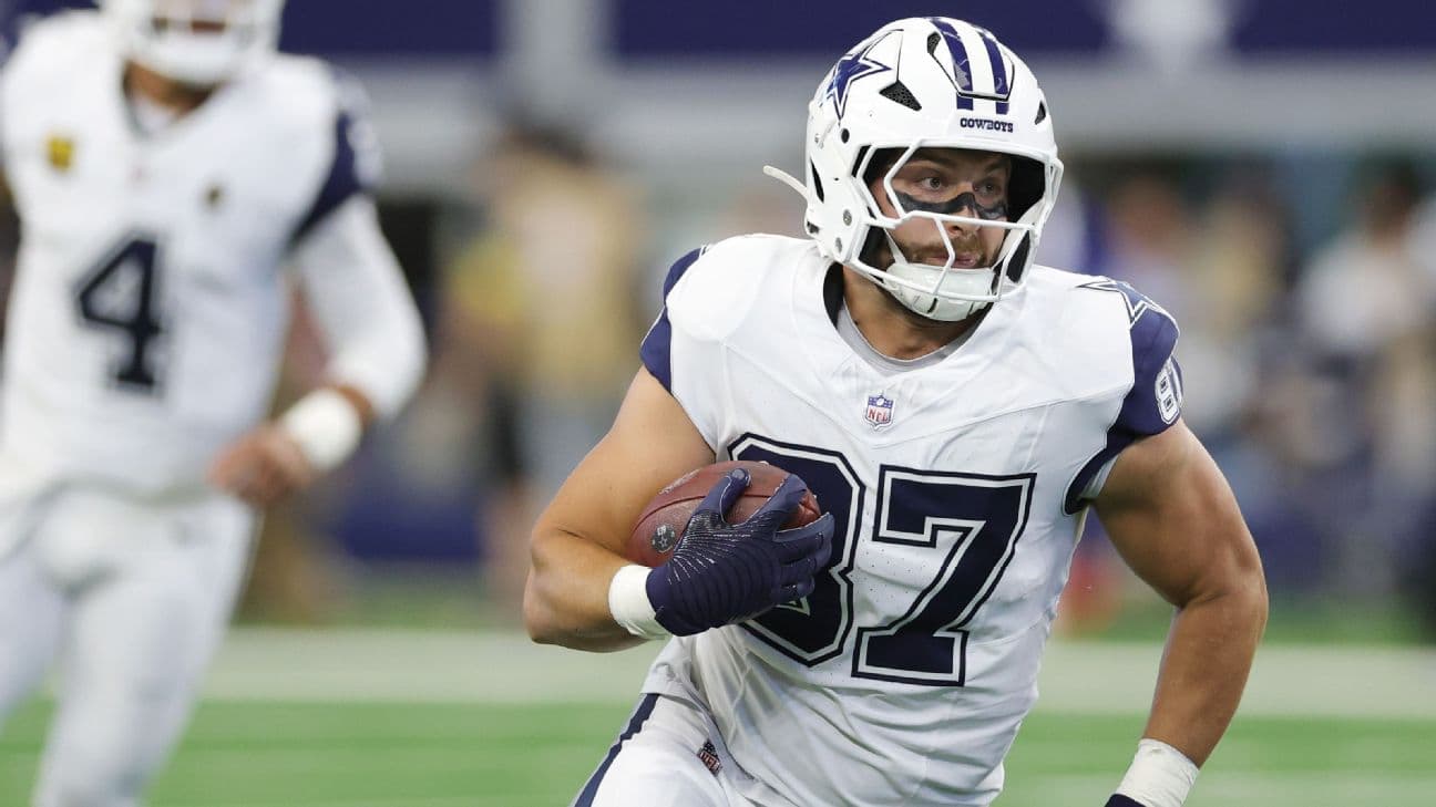 Fantasy football buzz: Waiting to draft a TE? Jake Ferguson is a late-round, high-upside pick