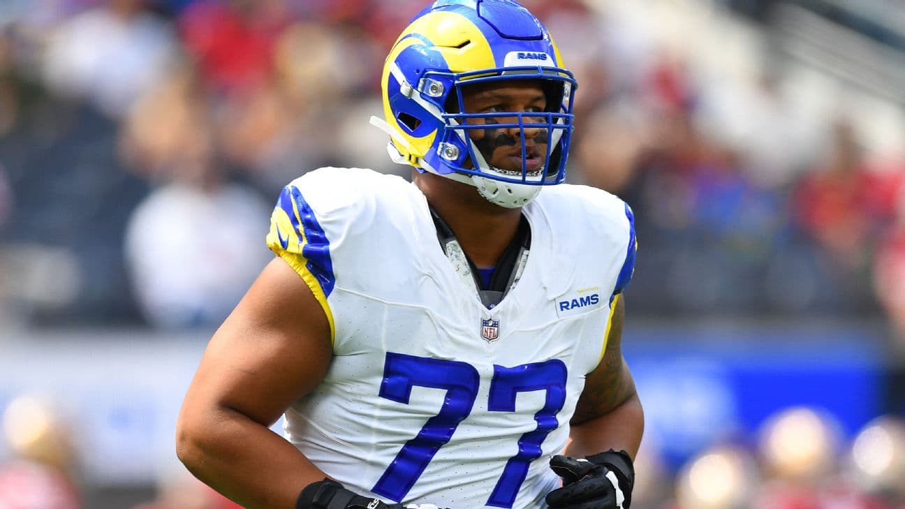 Rams' Alaric Jackson arrested on domestic violence charge
