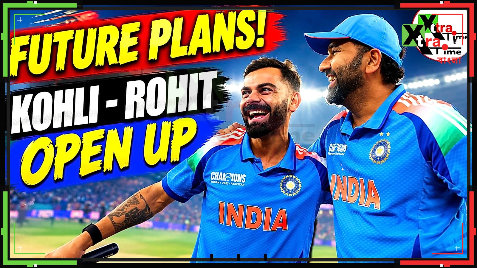 একদিনের ক্রিকেটে নিজেদের ভবিষ্যৎ নিয়ে মুখ খুললেন বিরাট কোহলি ও রোহিত শর্মা