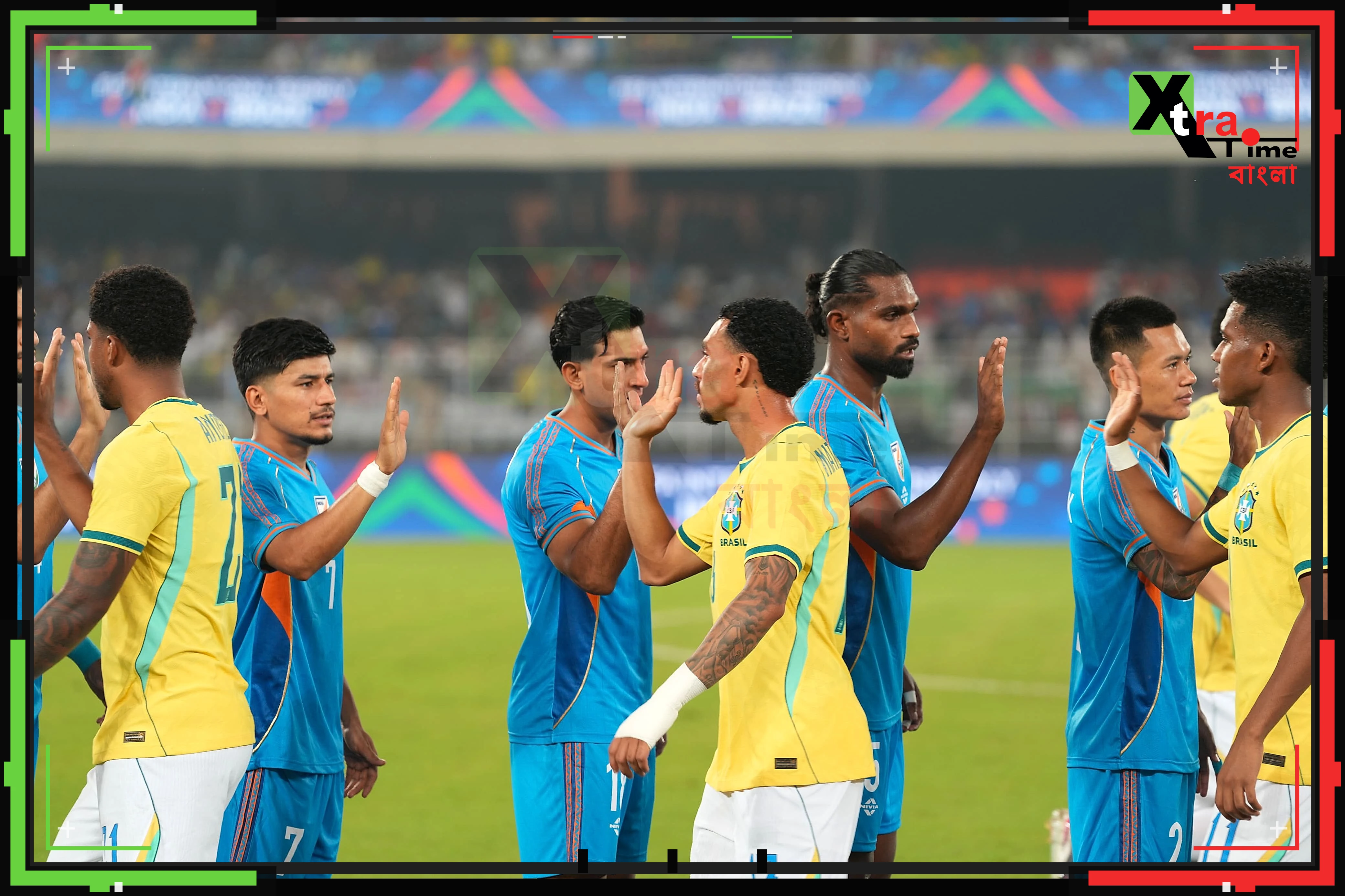 ভুল-ত্রুটি সত্ত্বেও ভারতের সাহসী লড়াই, তবে ব্রাজিলের কাছে ০-৪ ব্যবধানে হার।