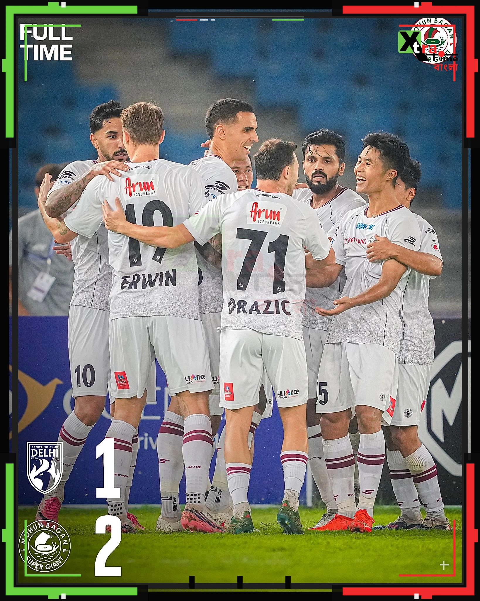 ফের অজস্র সুযোগ নষ্ট, তবু দ্বিতীয়ার্ধে চ্যাম্পিয়নের মত ফিরে তিন পয়েন্ট তুলে নিল মোহনবাগান