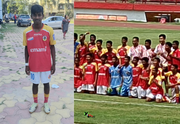 শিশিরের গোলের বন্যায় জুনিয়র লিগে গ্রুপ চ্যাম্পিয়ন হয়ে ফাইনালে ইস্টবেঙ্গল